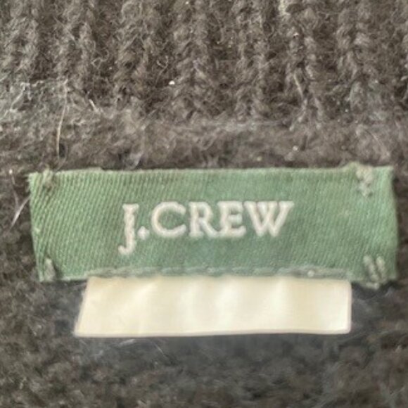 J Crew Black & Tan Stripe Sequin Crewneck Sweater  – SZ XS - Picture 5 of 5